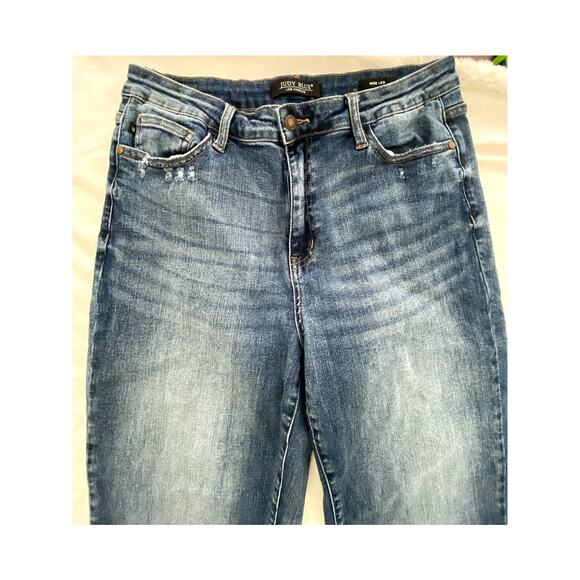 Judy Blue Womens Wide Leg Jeans Size 13/31 - Picture 4 of 8